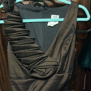 Cache size 2 sheen brown cocktail dress